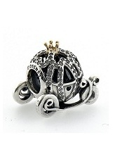 terrific teeny-tiny Disney Cinderella's pumpkin pandora charm for babies and kids